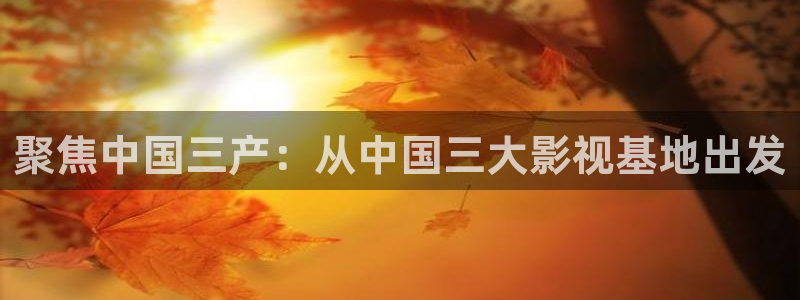 天龙影院2021最新电视剧：聚焦中国三产：从中国三大影视基地出发
