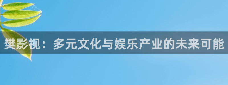 天龙高清影院官网：樊影视：多元文化与娱乐产业的未来可能